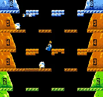 Vs. Ice Climber screen shot game playing